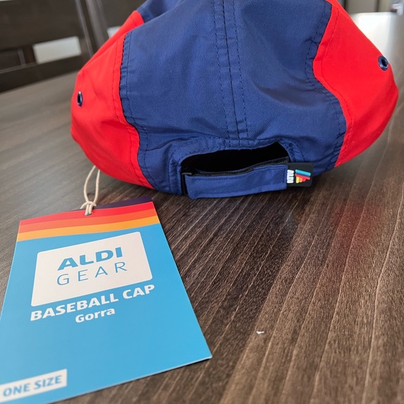 Red and Blue Aldi Hat - Picture 2 of 2